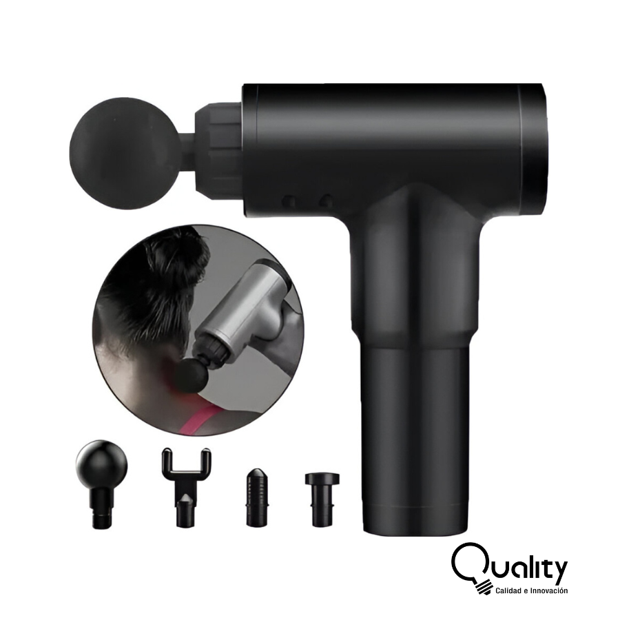 Masajeador Muscular Terapéutico Pistola negro